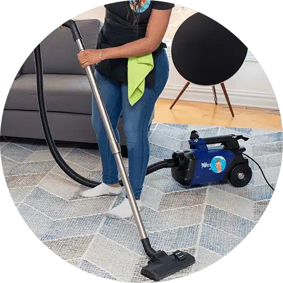 Deep cleaning detail work in a Hoboken apartment